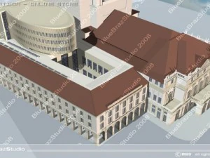 la scala theatre 3D Model
