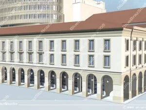 la scala theatre 3D Model