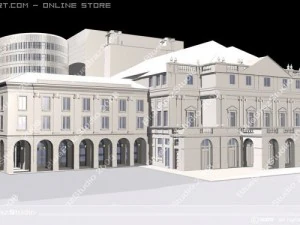 la scala theatre 3D Model