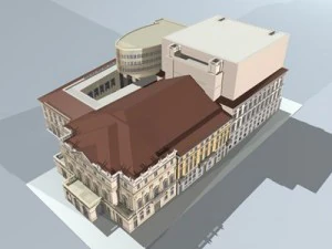 la scala theatre 3D Model