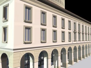 la scala theatre Modèle 3D