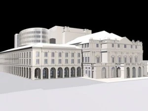 la scala theatre 3D Model