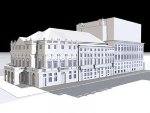 la scala theatre 3D Model