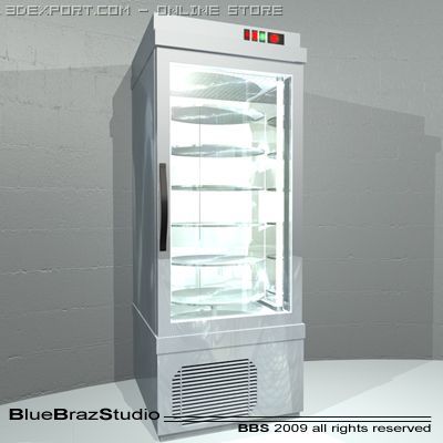 patisserie display cases 3D Model .c4d .max .obj .3ds .fbx .stl .blend 