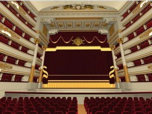 teatro de la escala Modelo 3D