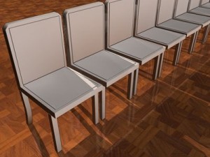 velvet chairs Modelo 3D