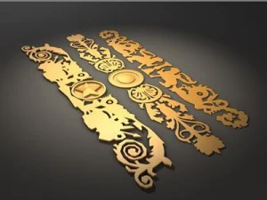 gold decoration 3D Model