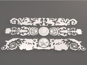 gold decoration 3D Модель