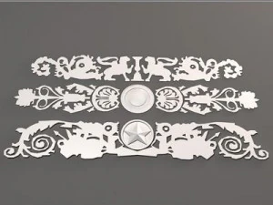 gold decoration 3D Model