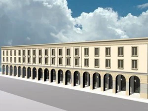 arcade europeo Modelo 3D