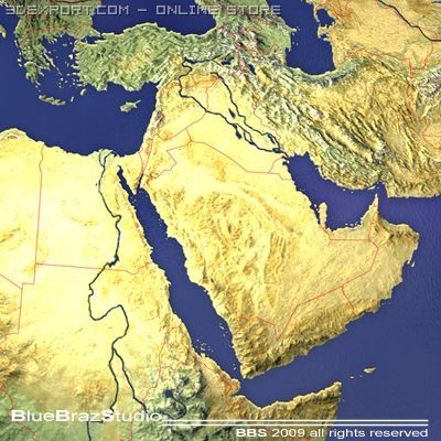 middle east Modelo 3D .c4d .max .obj .3ds .fbx .stl .blend 