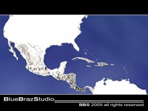 central america 3D 모델