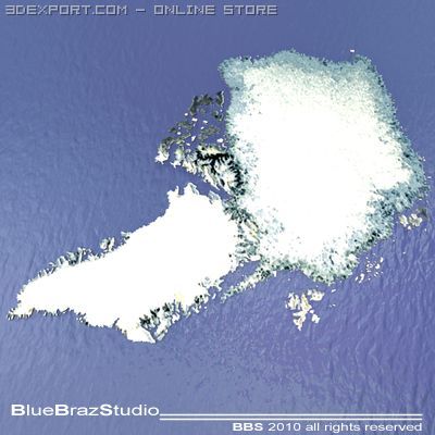 arctic  greenland 3Dモデル .c4d .max .obj .3ds .fbx .stl .blend 