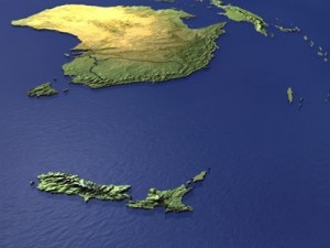australia and new zealand Modelo 3D