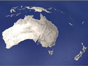 australia and new zealand 3D Model