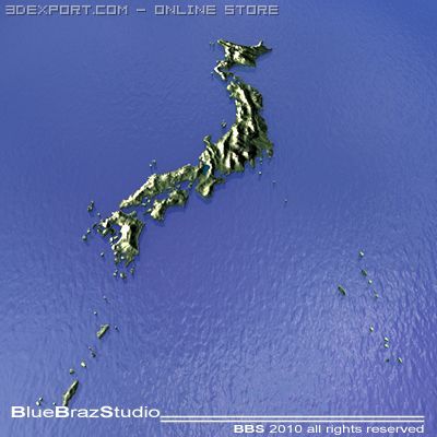 japan 3D मॉडल .c4d .max .obj .3ds .fbx .stl .blend 
