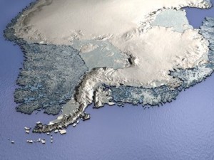 south pole Modello 3D