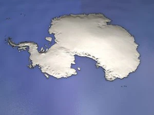 south pole 3D Model