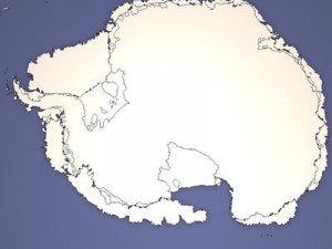 south pole Modello 3D