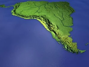 south america 3D Model