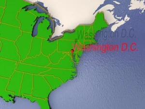 Washington DC Modello 3D