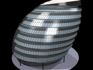 london city hall 3D Model