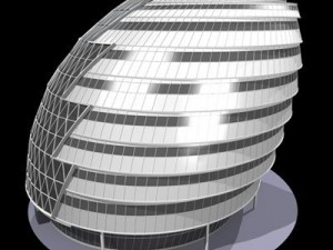 london city hall Modèle 3D