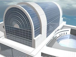 bruxelles european parliament 3D Model