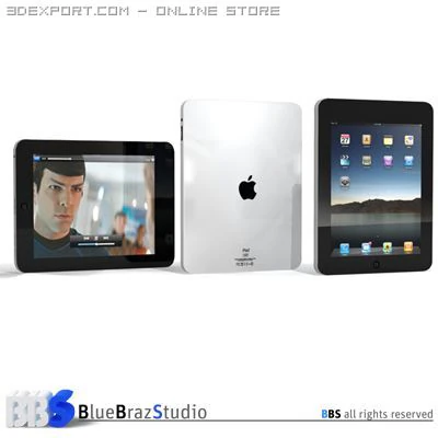 ipad 3D Model .c4d .max .obj .3ds .fbx .stl .blend