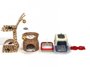 cat set Model 3D