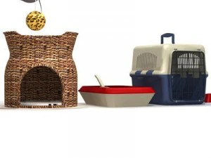 cat set 3D Model