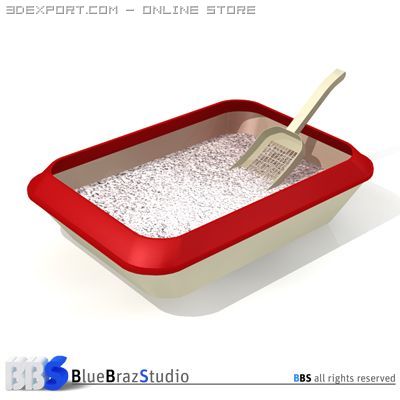 litter Modelo 3D .c4d .max .obj .3ds .fbx .stl .blend 