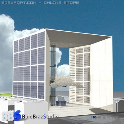 grande arche 3Dモデル .c4d .max .obj .3ds .fbx .stl .blend 