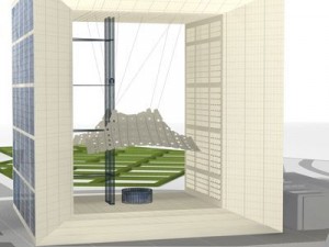 grande arche 3Dモデル