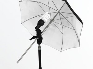 light umbrella Model 3D