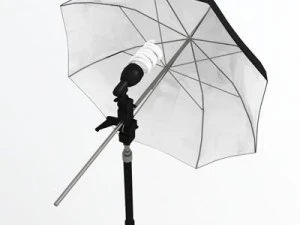 parapluie léger Modèle 3D