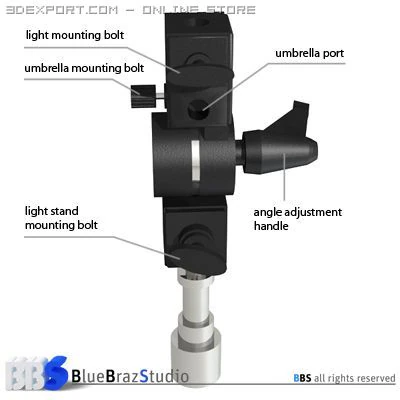 universal adapter 3D Model .c4d .max .obj .3ds .fbx .stl .blend 