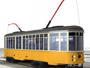 san francisco tramway Model 3D
