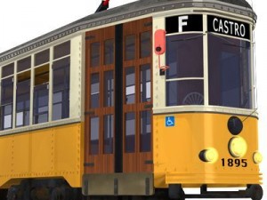 san francisco tramway Model 3D
