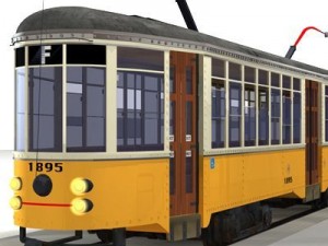 san francisco tramway Model 3D