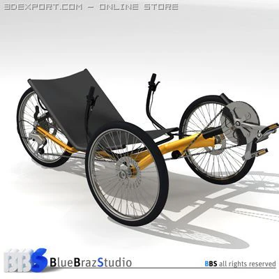 terra trike 3D Model .c4d .max .obj .3ds .fbx .stl .blend