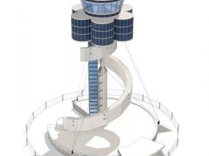 sydney airport control tower 3D Model