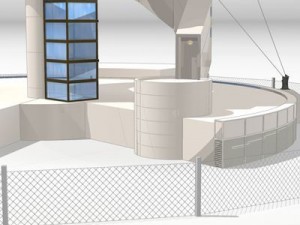 sydney airport control tower 3D Model