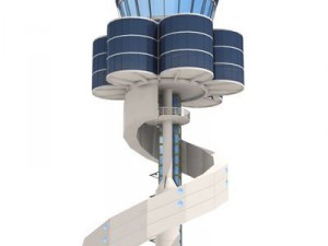sydney airport control tower 3D Model