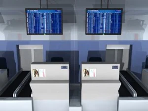 airport check in 3D Model