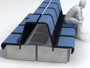 airport seat Model 3D