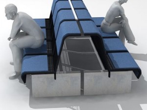 airport seat Model 3D