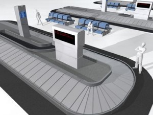 airport baggage carousel Model 3D