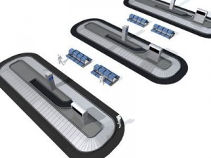 airport baggage carousel 3D 모델