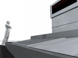 Gep&auml;ckband am Flughafen 3D Modell
